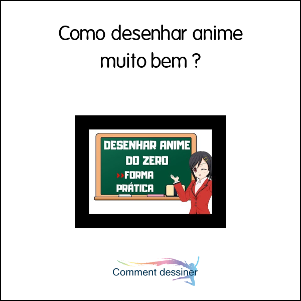 Como desenhar anime muito bem